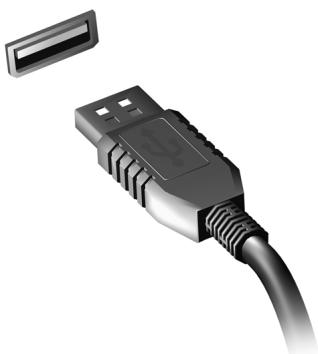 PACKARD BELL DOT SC/VW-001FR,  DOT SC-001FR - Universal Serial Bus (USB) - 1