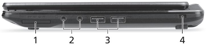 PACKARD BELL DOT SC/VW-001FR,  DOT SC-001FR - VUE DROITE - 1