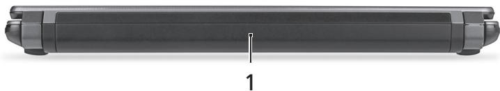 PACKARD BELL DOT SC/VW-001FR,  DOT SC-001FR - ANSICHT VON HINTEN - 1