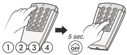 DELTA DORE TYXAL 50 - Tout en maintenant appuyé le contact d'autoprotection, - 3