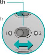 LOGITECH T630 - Select Bluetooth channel - 1