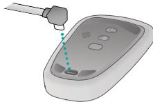 LOGITECH T630 - Charge the battery - 1