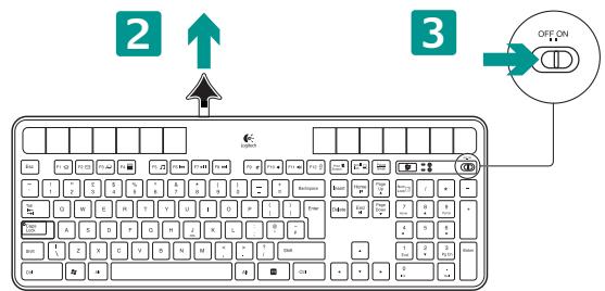 LOGITECH WIRELESS SOLAR KEYBOARD K760 - Configuración del teclado - 2