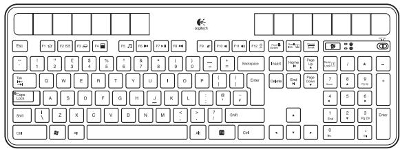 LOGITECH WIRELESS SOLAR KEYBOARD K760 - What's in the box - 1