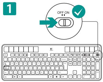 LOGITECH WIRELESS SOLAR KEYBOARD K760 - Verificar aADEQUACAO da luz - 1