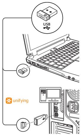 LOGITECH WIRELESS SOLAR KEYBOARD K760 - Setting up the keyboard - 1