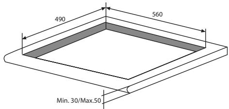 SCHOLTES TIX 644 B E - Installation der Sicherungsscheibe - 8