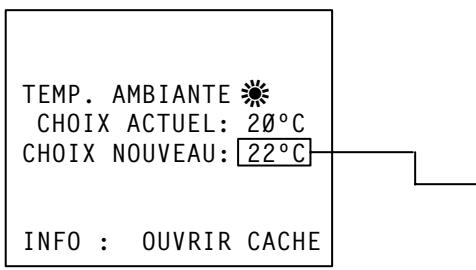 VIESSMANN VITODENS 222 F & VITODENS 222 - Modifier la température ambiente - 1