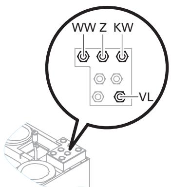 VIESSMANN VITOTRES 343 - Raccord côté eau chaude sanitaire - 1