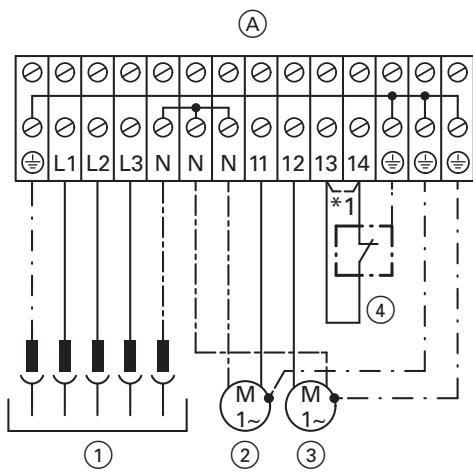 VIESSMANN VITOTRES 343 - Schéma des connexions du boîtier de raccordement - 1