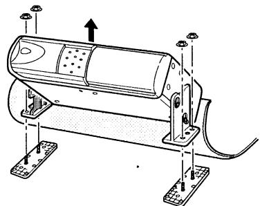 GRUNDIG MCD 30 - Procedure for installation on carpet (at a 45^ angle) - 3