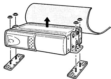 GRUNDIG MCD 30 - Procedure for installation on carpet (horizontal position) - 3