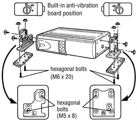 GRUNDIG MCD 30 - Procedure for installation on carpet (horizontal position) - 1