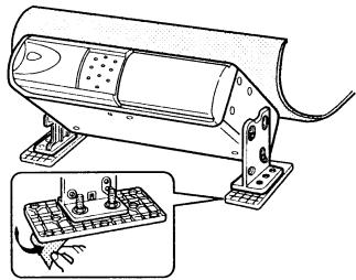 GRUNDIG MCD 30 - Procedure for installation on carpet (at a 45^ angle) - 2