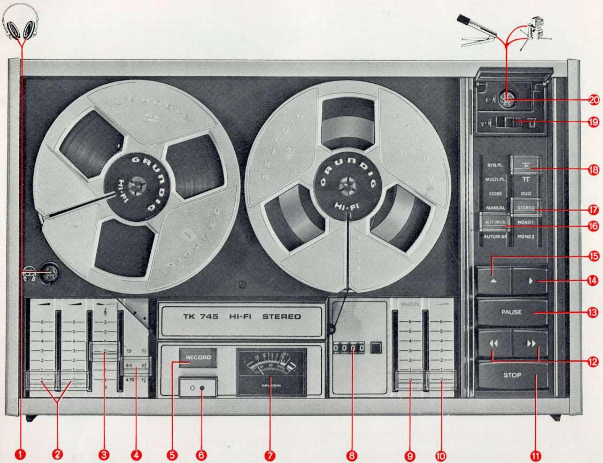 GRUNDIG TK745 - TK745 h-f - 1