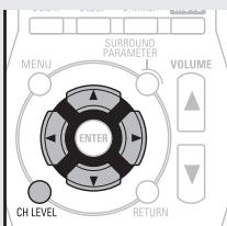 DENON AVR-391E3 - Ajustar o volume das différentes colunas - 1