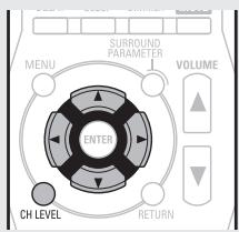 DENON AVR-391E3 - Réglage du volume des différentes enceintes - 2