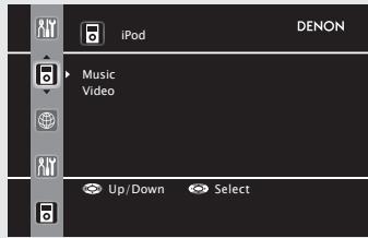 DENON AVR-391E3 - Pulse DOCK para Cambiar la fuente de entrada a "DOCK". - 1