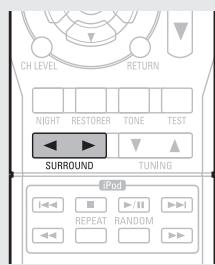 DENON AVR-391E3 - Selecionar um modo de audiência (modo surround) - 3