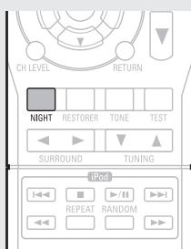 DENON AVR-391E3 - Prima NIGHT para selectionar o modopretendido. - 1