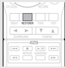 DENON AVR-391E3 - Appuyez sur RESTORER pour selectionner "ON" ou "OFF". - 2