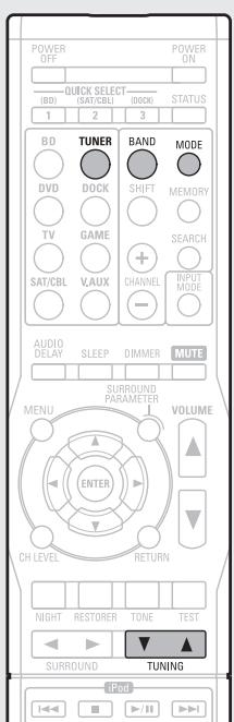 DENON AVR-391E3 - Recepión de emisiones de FM/AM - 1