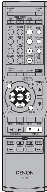 DENON AVR-391E3 - Tuner (FM/AM) operation - 1