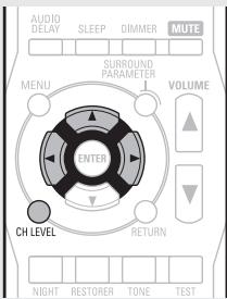 DENON AVR-391E3 - Ajustar o volume do grupo de columnas (função Fader) - 1