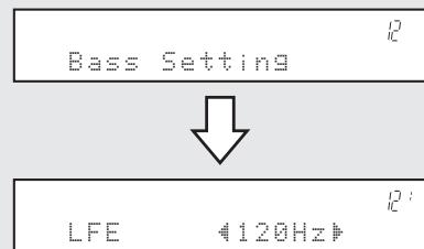 DENON AVR-391E3 - Bass Setting - 1