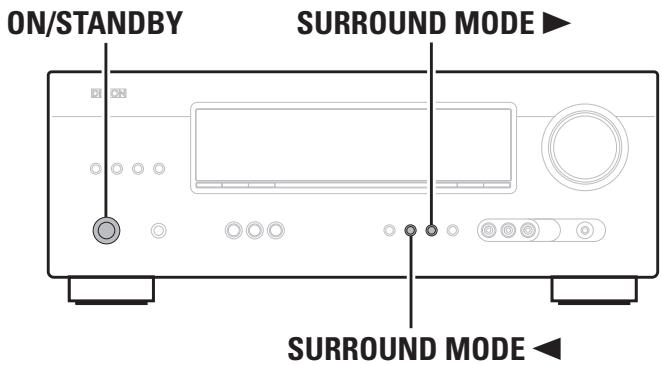 DENON AVR-391E3 - Resetting the microprocessor - 1