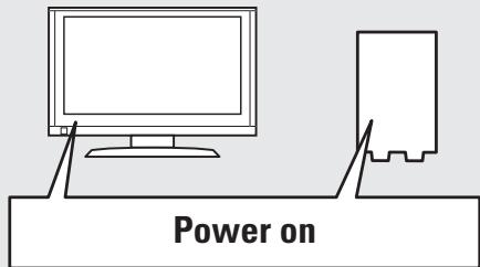 DENON AVR-391E3 - ) Turn on power - 1