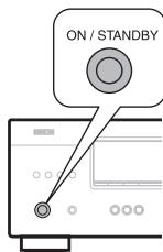 DENON AVR-391E3 - Utilize  para seleccionar una coluna e utilize  para seleccionar a Frequencia. - 3