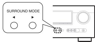 DENON AVR-391E3 - Selecting a listening mode (Surround mode) - 4
