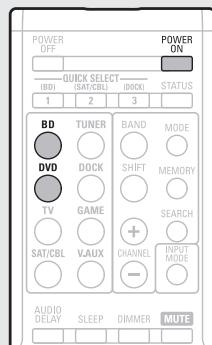 DENON AVR-391E3 - Préparez la lecture. - 1