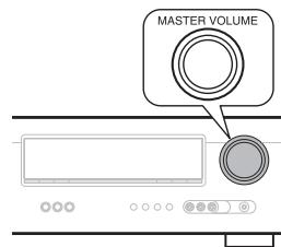 DENON AVR-391E3 - Ajustar o volume principal - 3