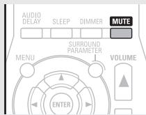 DENON AVR-391E3 - Press MUTE. - 1