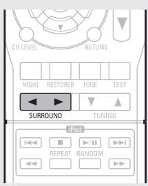 DENON AVR-391E3 - [Operações com a equipe de controlo remoto] - 1