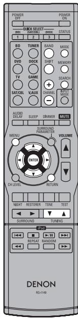 DENON AVR-391E3 - Operação do sintonizador (FM/AM) - 1
