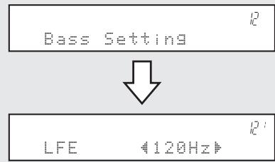 DENON AVR-391E3 - Ajuste de Graves (Bass Setting) - 1