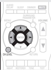 DENON AVR-391E3 - Réglage du volume d'un groupe d'enceintes (Fonction Fader) - 1