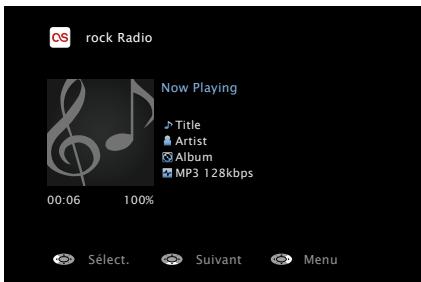 DENON AVRX4000 SP - Utilisez pour sélectionner une station, puis appuyez sur ENTER pour démarrer la lecture. - 1