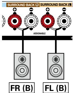 DENON AVRX4000 SP - Connexion d'enceintes 11.1 canaux - 3