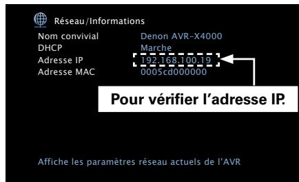 DENON AVRX4000 SP - Contrôle de l'appareil à partir d'un contrôle web - 1