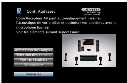 DENON AVRX4000 SP - Connectez le microphone de mesures et de configuration sur la prise SETUP MIC de cet appareil. - 3