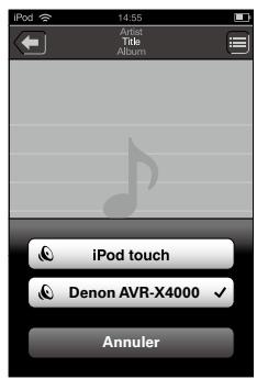DENON AVRX4000 SP - Jouer directement de la musique d'iphone, ipod touch, ou ipad - 2