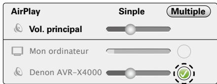 DENON AVRX4000 SP - Sélection d'enceintes (matériels) multiples - 1