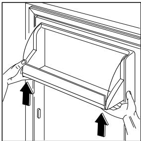 ZANUSSI ZBB 6254 - Positioning the door shelves - 1