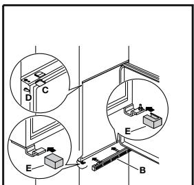 ZANUSSI ZBB 6254 - Instructions pour l'encastrement - 10
