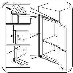 ZANUSSI ZBT3204 - Installing the appliance - 3