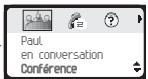 ALCATEL-LUCENT 300 DECT HANDSET - Converser simultanément avec 2 correspondants (conference) - 4